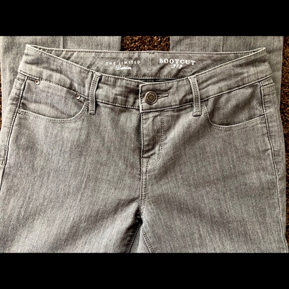 Limited, Size 4 Long Denim Bootcut 312, Gray Jeans NWOT - Picture 6 of 8